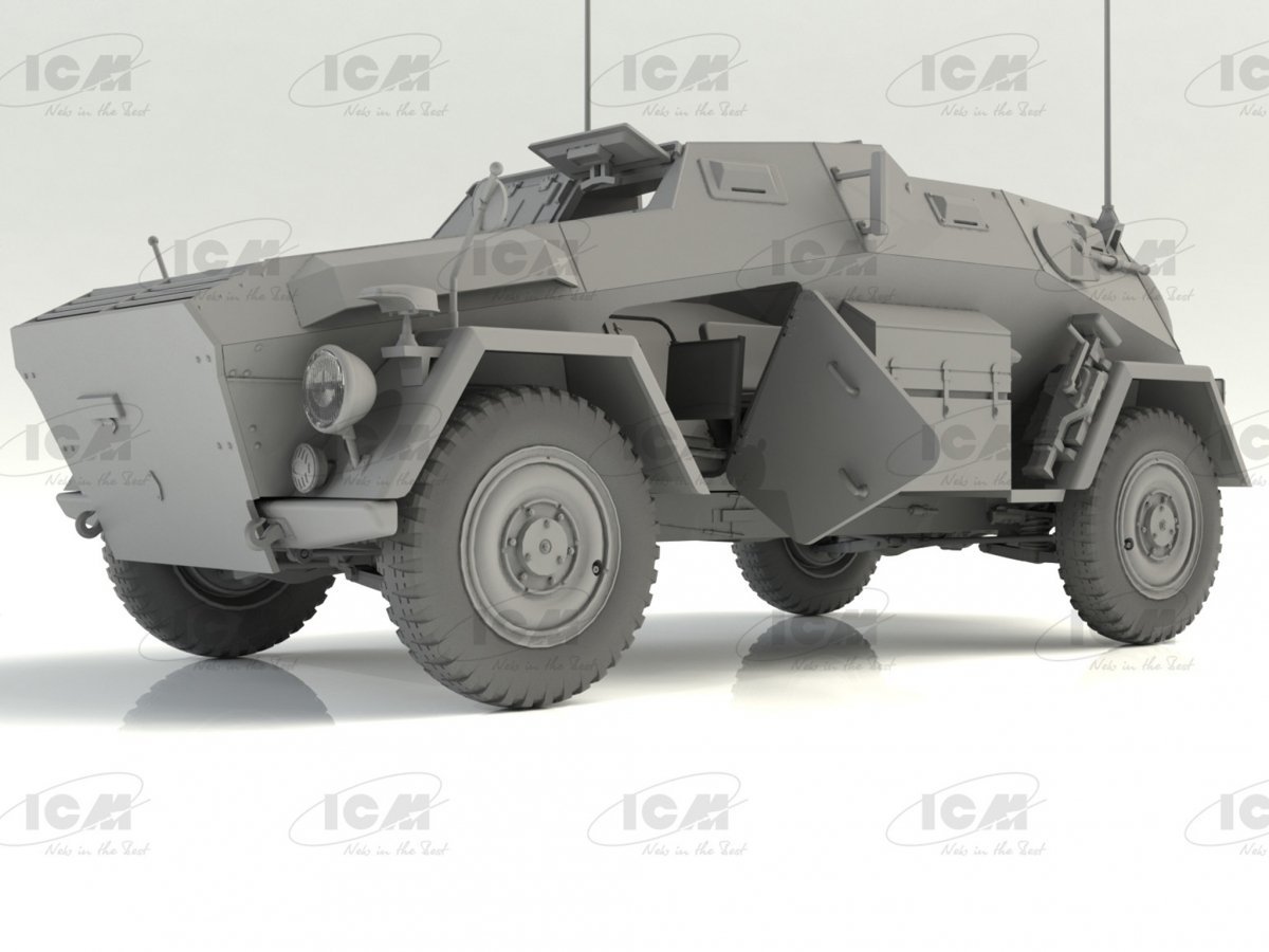 ICM 35111 Sd.Kfz. 247 Ausf.B with Crew 1 35 - Armored vehicles - 1939-1945  - 1 35 - Military vehicles and equipment