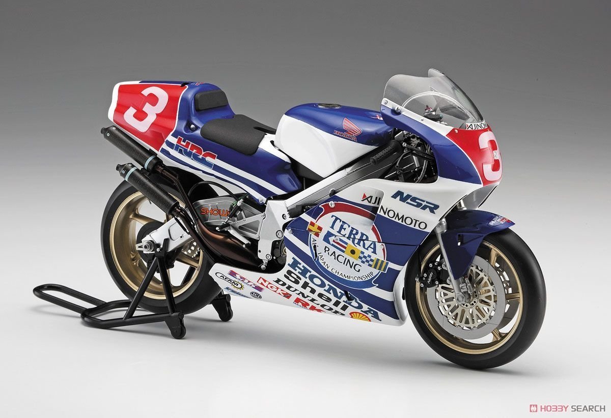 ハセガワ製 1/12 HONDA NSR500 1989 ロスマンズカラー エディーローソン仕様 完成品｜オートバイ