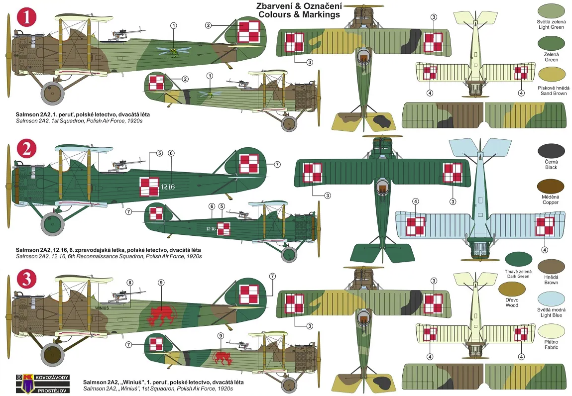 Kovozavody Prostejov KPM0325 Salmson „In Polish Services“ 1/72