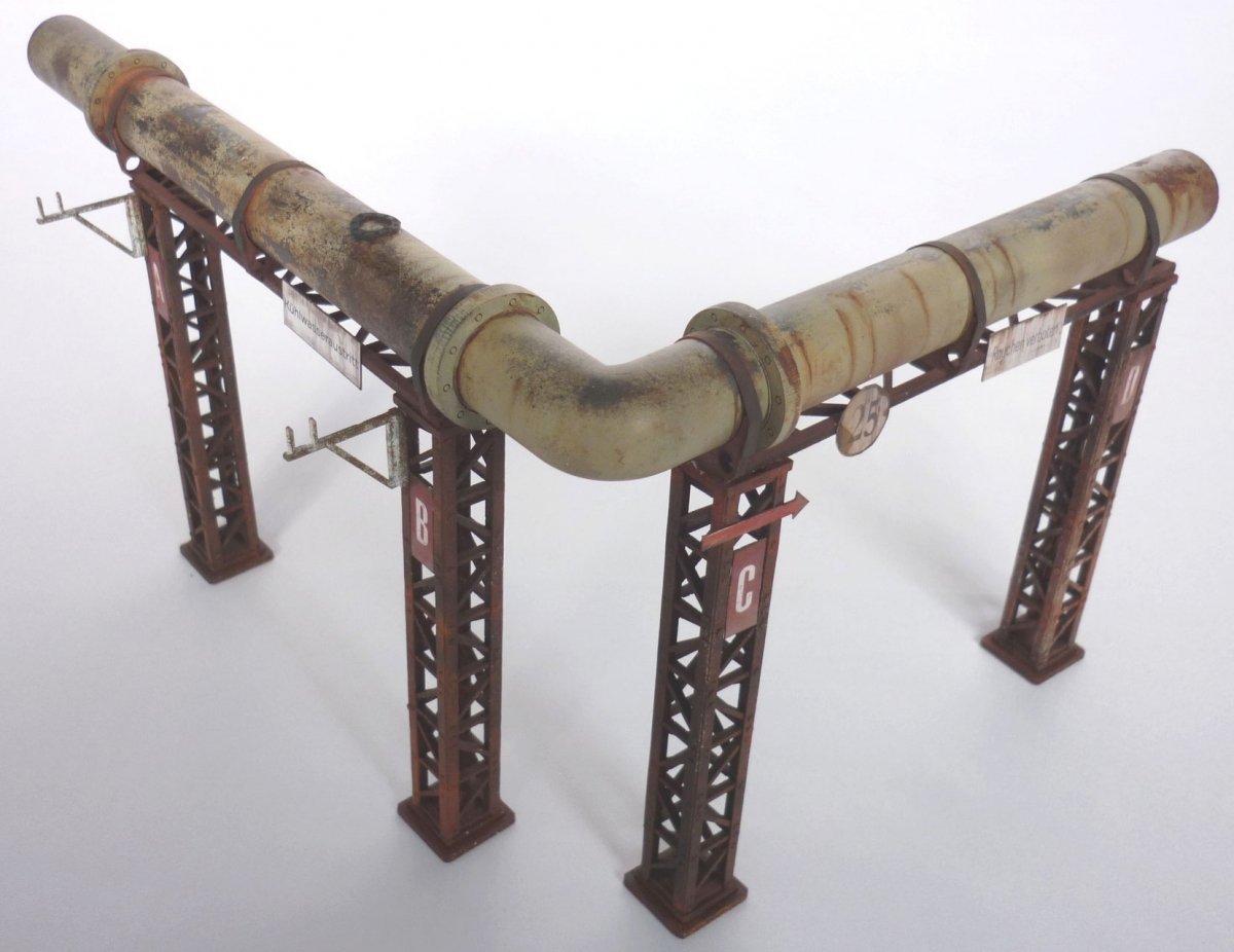 RT-Diorama 35577 Pipe bridge D=20mm 1 35 - Extras and accessories - Diorama