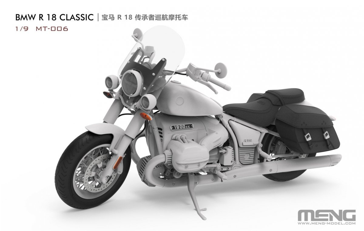 オートバイ・バイク MENG MODEL BMW R 18 CLASSIC MENG] 1/9 Scale Model BMW R18 Classic - YouTube