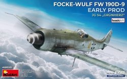 MiniArt 48035 FOCKE-WULF FW 190D-9 EARLY PROD. JG 54 „Grünherz“ BASIC KIT 1/48 
