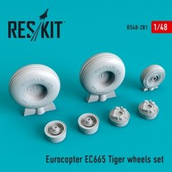 RESKIT RS48-0281 EUROCOPTER EC665 TIGER WHEELS SET 1/48 