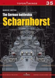 Kagero 7035 The German Battleship Scharnhorst EN/PL 