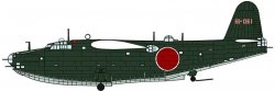 Hasegawa 02522 Kawanishi H8K2 Type 2 Flying Boat Model 12 - 851st Flying Group 1/72 