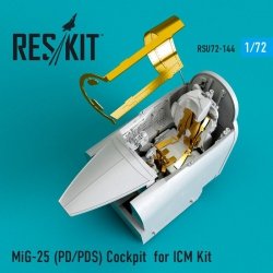 RESKIT RSU72-0144 MiG-25 PD/PDS Cockpit for Icm 1/72 