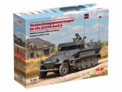 ICM 35105 Beobachtungspanzerwa<br />gen Sd.Kfz.251/18 Ausf.A WWII German Observation Vehicle with crew 1/35 