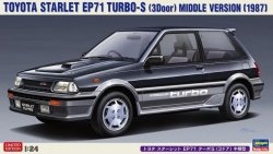 Hasegawa 20559 Toyota Starlet EP71 Turbo-S (3door) Middle Version (1987) 1/24 