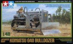 Tamiya 32565 Japanese Navy IIWW Komatsu G40 Bulldozer (1:48)