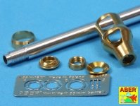 Aber 35L-028n 88mm KwK36/L56 barrel for German Tank Tiger I, Ausf. E - with late muzzle brake (1:35)