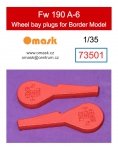 Omask 73501 Fw 190 A-6 wheel bay plugs (for Border Model) 1/35