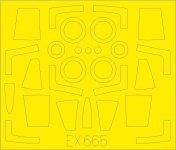 Eduard EX665 F-104G TFace 1/48 KINETIC MODEL