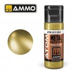 AMMO of Mig Jimenez 20172 ATOM METALLIC Gold 20ml