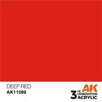AK Interactive AK11088 DEEP RED – INTENSE 17ml