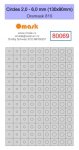 Omask 80069 Circles 2,0-6,0 mm (130x90mm) Oramask foil