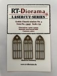 RT-Diorama 35957 Gothic Church window No.4 (3pcs) 1/35