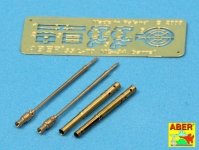 Aber 35L-098 Set of 2 barrels for German tank machine gun MG 34 with Panzermantel (1:35)	