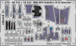 Eduard 73541 MiG-29A Izdeliye 9-12 1/72 TRUMPETER