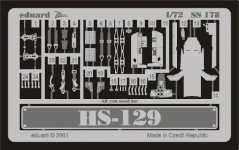 Eduard SS178 Hs 129 1/72 ITALERI