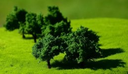 FREON KRZ3C Shrubs dark green - Krzewy ciemna zieleń 2/4cm (10 pcs)