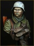 Young Miniatures YM1825 German Infantry Russian Front WWII 1/10