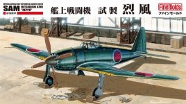 Fine Molds FC02 Mitsubishi A7M1 Reppu Sam Imperial Japanese Navy Experimental Carrier Fighter 1/48