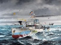 Revell 05132 Flower Class Corvette HMCS Snowberry 1/144