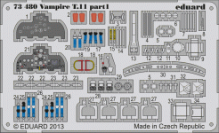 Eduard 73480 Vampire T.11 1/72 AIRFIX