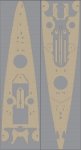 Pontos 35012WD1 DKM Scharnhorst Wooden Deck set Type 1 (1:350)