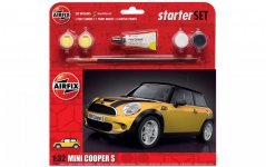 Airfix 55310A MINI Cooper S Starter Set - Yellow 1/32