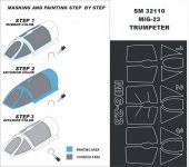 Montex SM32110 MiG-23 TRUMPETER
