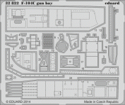 Eduard 32822 F-104C gun bay 1/32 Italeri