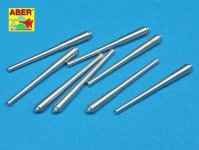 Aber 350L-30 Set of 8 pcs 381mm (15in) L42 Mk.I long barrels for Hood, Repulse, Queen Elisabeth, Vanguard (1:350)