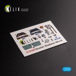 KELIK K72128 Gloster Gladiator Mk.I/II - interior 3D decals for Airfix kit 1/72