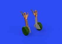 Eduard 648747 F6F undercarriage legs BRONZE EDUARD 1/48