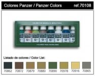 Vallejo Panzer Colors (8 color set) (70108)