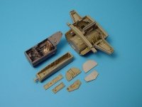 Aires 4148 Me 262A SCHWALBE wheel bay & cockpit set 1/48 Tamiya