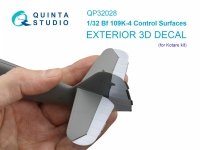 Quinta Studio QP32028 Control surfaces for Bf 109K-4 (Kotare) 1/32