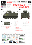 Star Decals 35-930 Stencils for the M113 APC 1/35