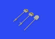 Eduard 635025 WWII German shovels PRINT 1/35