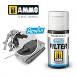 Ammo of Mig 0802 ACRYLIC FILTER Night Black 15 ml