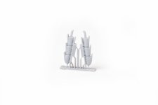 Eduard 672409 Spitfire Mk. V three-stacks exhaust fishtail PRINT Tamiya 1/72