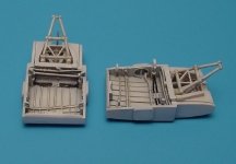 Aires 7097 A-1H SKYRAIDER wheel bay 1/72 Hasegawa