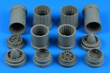 Aires 2248 F-4E/F/G, RF-4E Phantom II exhaust nozzles 1/32 REVELL