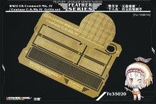 Voyager Model FE35020 WWII UK Cromwell Mk.IV or Centaur C.S.Mk IV Grills set (Tamiya) 1/35