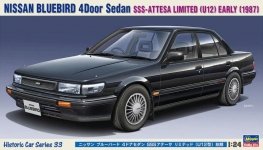 Hasegawa HC33 Nissan Bluebird 4Door Sedan SSS-Attesa Limited (U12) Early (1987) 1/24