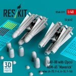RESKIT RS48-0519 AGM-142 Popeye 2/Have Lite missiles (2 pcs) (3D Printed) 1/48