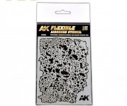 AK Interactive AK9080 FLEXIBLE AIRBRUSH STENCIL 1/48 – 1/72