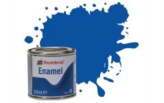 Humbrol AQ0014 Enamel Paint: 14 French Blue Gloss (50 ml)