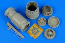 Aires 4598 MiG-23 Flogger exhaust nozzle - closed 1/48 Trumpeter
